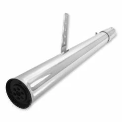 EMGO Chrome Wide Mouth Megaphone Muffler 24″ Long