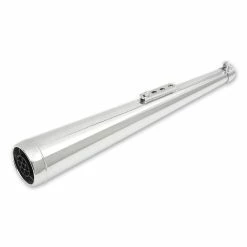 EMGO Chrome Wide Mouth Dunstall Muffler 27-1/4″ Long