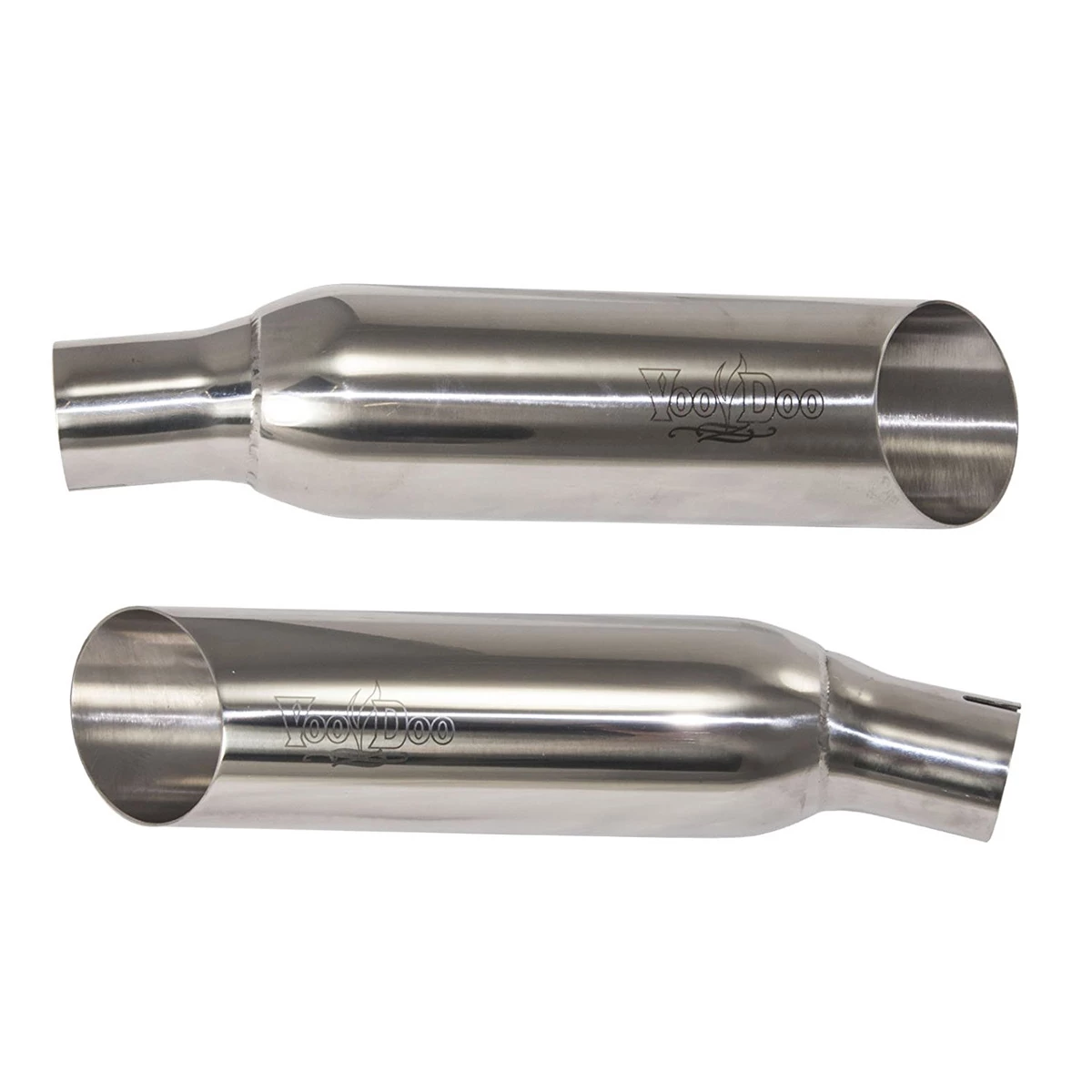 Voodoo High Performance Polished Shorty Exhaust 1 Voodoo High Performance Polished Shorty Exhaust