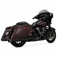 Vance & Hines Torquer 450 Machine Cut Black Slip-On Mufflers