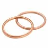 Milwaukee Twins Round Copper Exhaust Port Gaskets