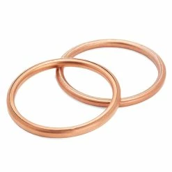 Milwaukee Twins Round Copper Exhaust Port Gaskets
