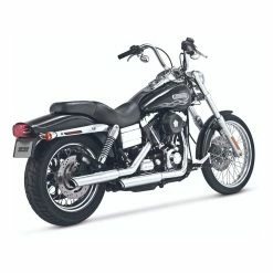 Vance & Hines PCX 3" Round Twin Slash Slip-On Mufflers Chrome