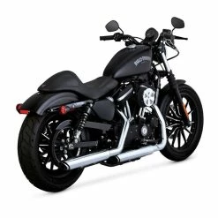 Vance & Hines PCX 3" Round Twin Slash Slip-On Mufflers Chrome