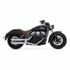 Vance & Hines PCX 3" Round Twin Slash Slip-On Mufflers Chrome