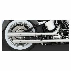 Vance & Hines PCX 2-1/2" Straightshots Slip-On Mufflers Chrome