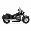 Vance & Hines PCX 3" Round Twin Slash Slip-On Mufflers Chrome