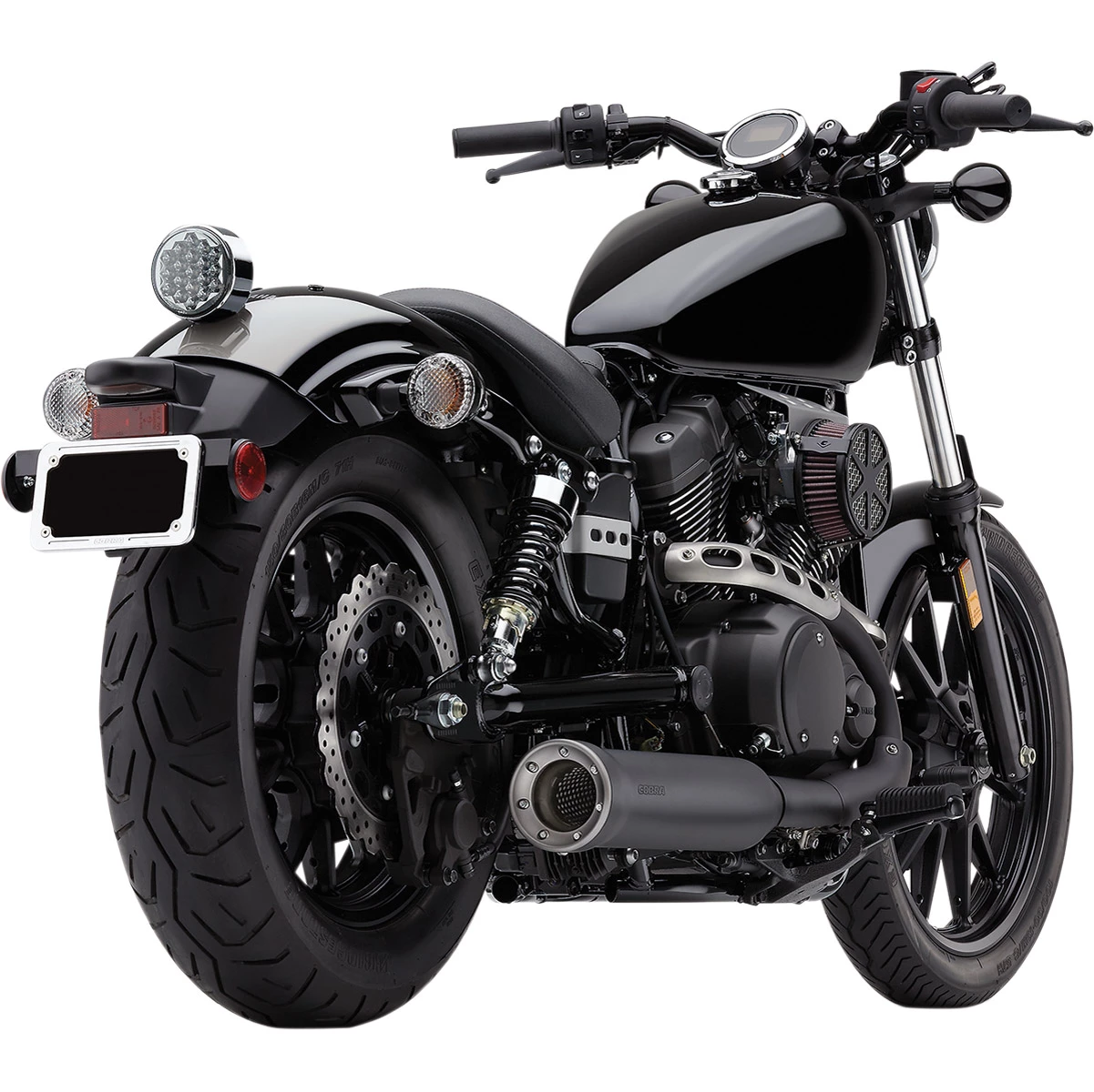 Cobra 4" Black Slip-On Muffler 2 Cobra 4" Black Slip-On Muffler - Image 2