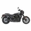 Bassani 4" Megaphone Black Slip-On Muffler