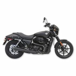 Bassani 4" Megaphone Black Slip-On Muffler