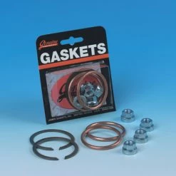 Genuine James Gaskets Genuine James Exhaust Gasket Kit With Copper Crush Rings