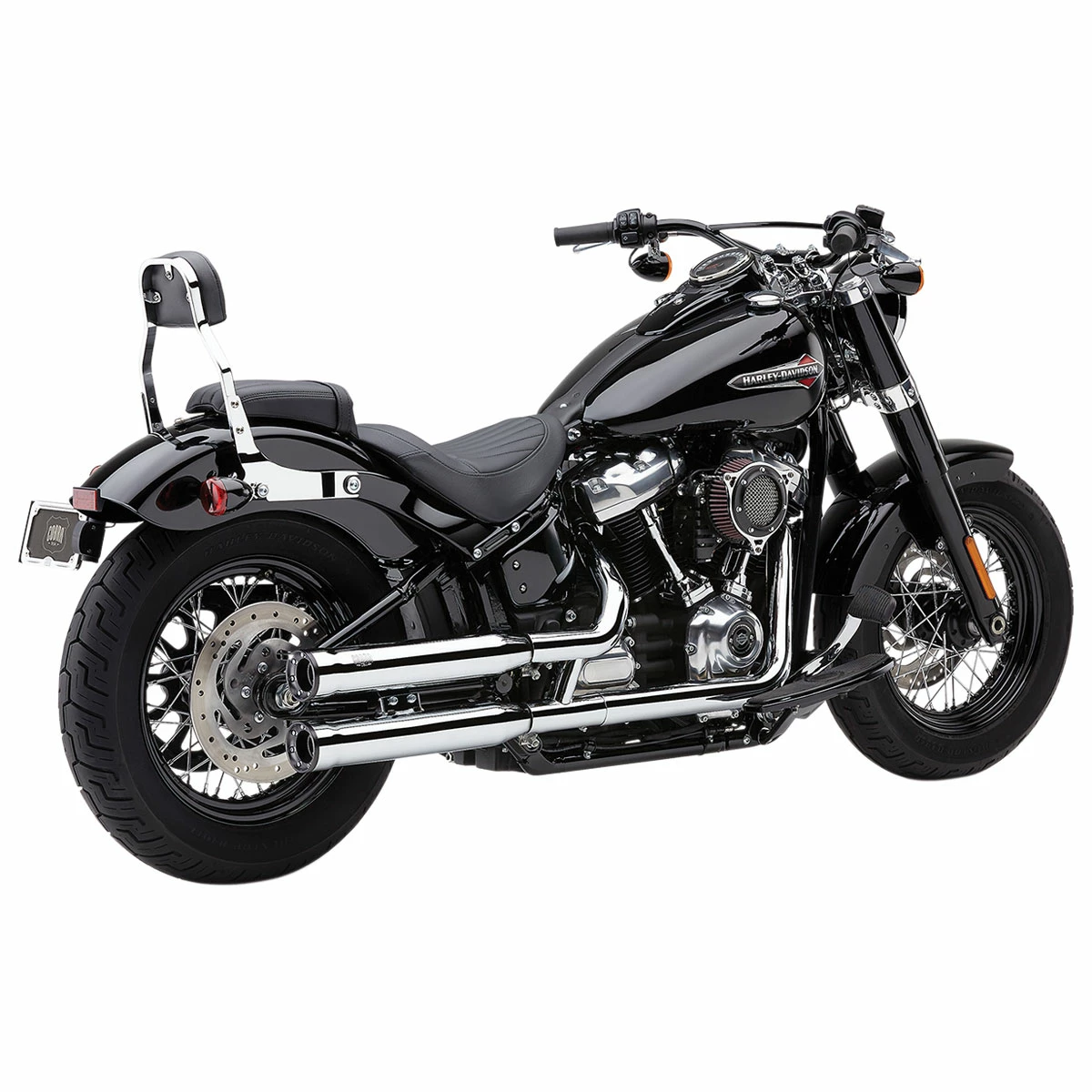 Cobra 3" RPT Chrome Slip-On Mufflers With Black Tips 2 Cobra 3" RPT Chrome Slip-On Mufflers With Black Tips - Image 2