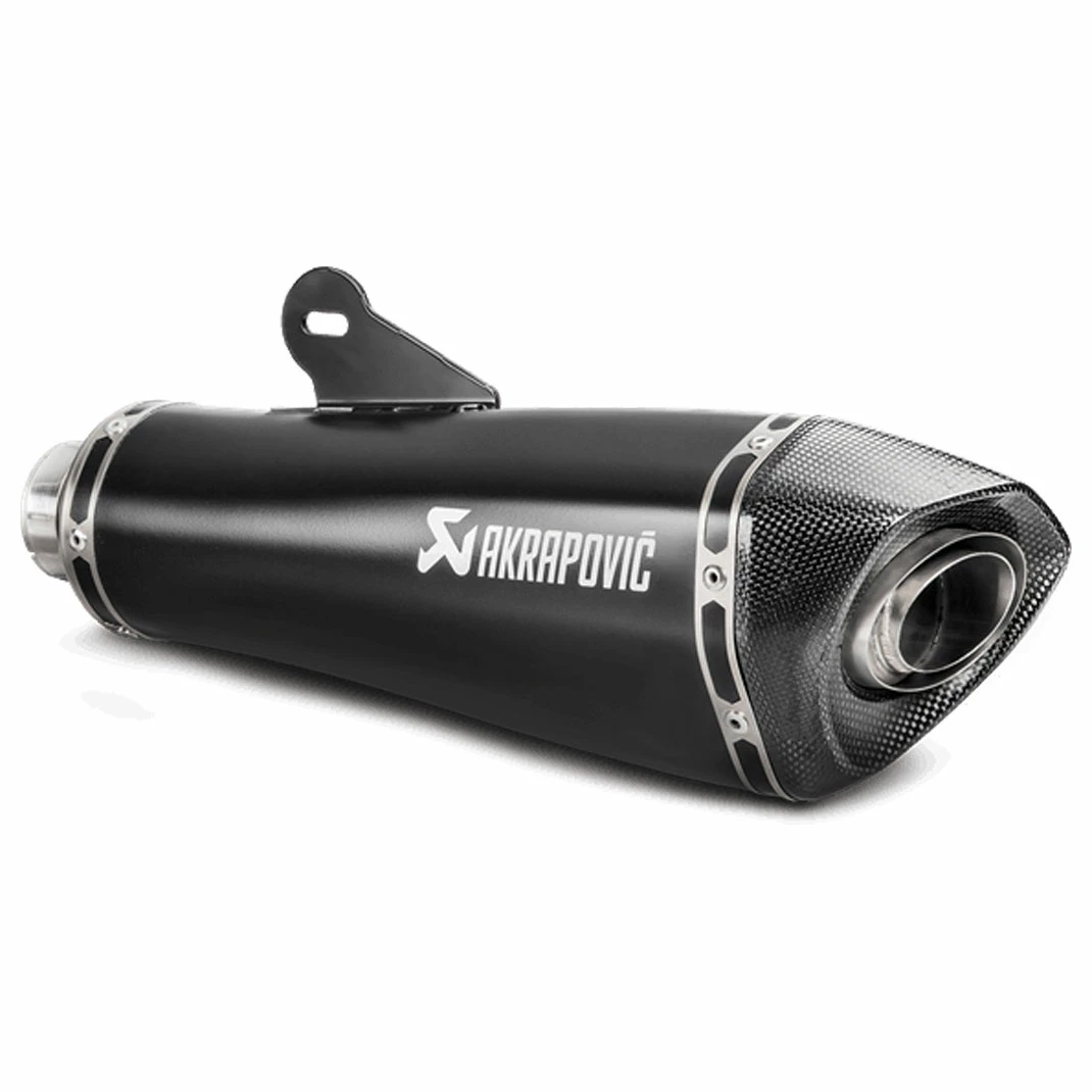 Akrapovic BLK TI/CF Slip-On Exhaust 4 Akrapovic BLK TI/CF Slip-On Exhaust - Image 4