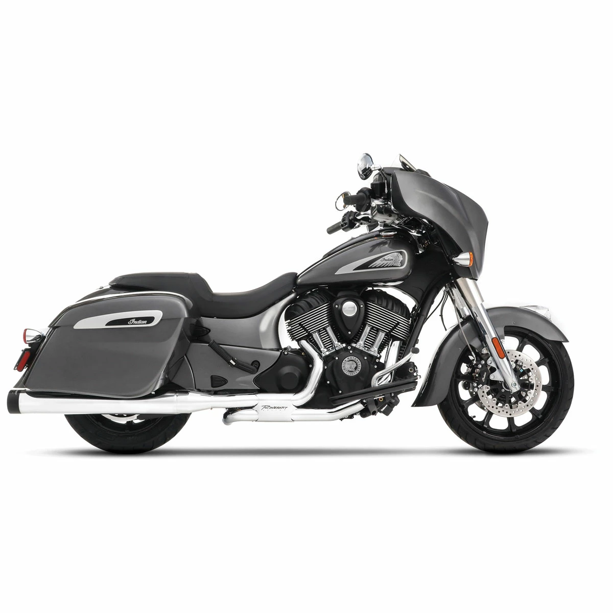 Rinehart Racing Slimline Duals Chrome Header Kit 1 Rinehart Racing Slimline Duals Chrome Header Kit