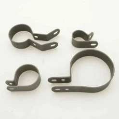 V-Twin Manufacturing 4-Piece Chrome Pipe Clamp Set