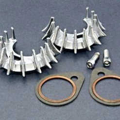 V-Twin Manufacturing Sharks Teeth Exhaust Clamps