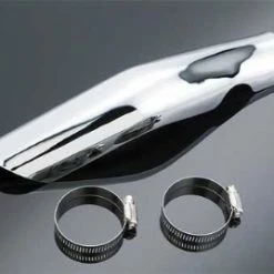 V-Twin Manufacturing Chrome Heat Shield, For Rear Pipe