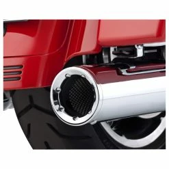 Vance & Hines Hi Output Slip-Ons Chrome With Chrome End Caps -Exhaust Pipes Sales 450 914 D V3