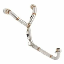 Lextek Stainless Steel Twin Underseat Downpipe