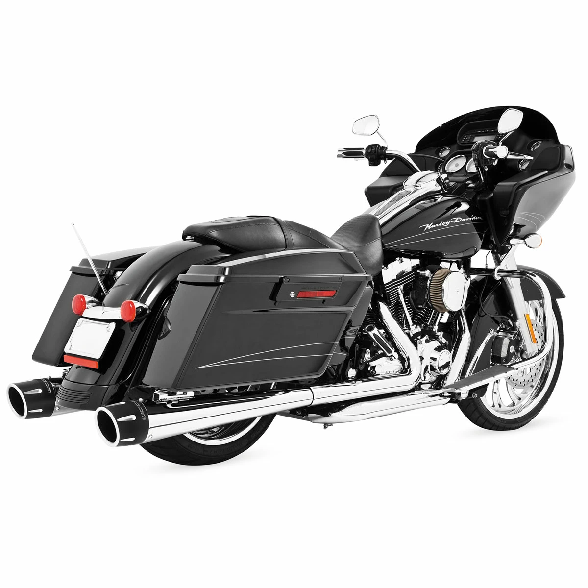 Freedom Performance Exhaust Freedom Performance 4.5" Combat Series Chrome Slip-On Mufflers 3 Freedom Performance Exhaust Freedom Performance 4.5" Combat Series Chrome Slip-On Mufflers - Image 3