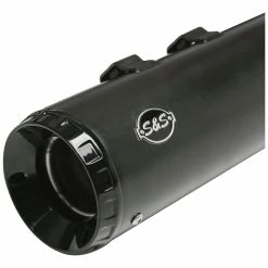 S&S Cycle 4.5" GNX Black Slip-On Mufflers -Exhaust Pipes Sales 540 2736 C V3