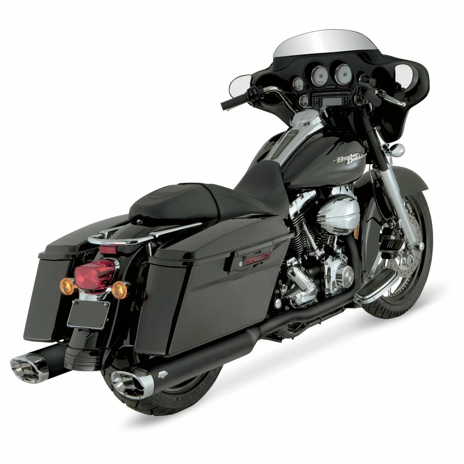 Vance & Hines Dresser Duals Head Pipes Black 1 Vance & Hines Dresser Duals Head Pipes Black