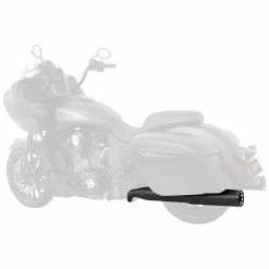 Freedom Performance Exhaust Freedom Performance 4.5" Union 2-Step Black Ghost Pipe With Straight Or Slash Tips