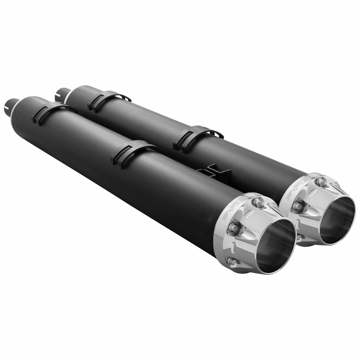 Freedom Performance Exhaust Freedom Performance 4.5" American Outlaw Black Slip-On Mufflers 1 Freedom Performance Exhaust Freedom Performance 4.5" American Outlaw Black Slip-On Mufflers