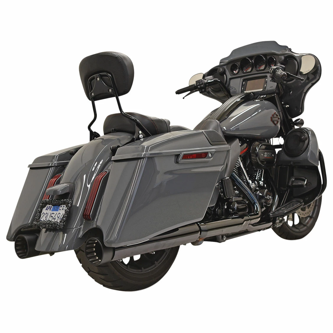 Bassani DNT Straight Can Black Slip-On Mufflers 2 Bassani DNT Straight Can Black Slip-On Mufflers - Image 2