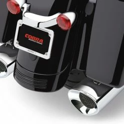 Cobra Tri-Flo Chrome Slip-On Mufflers -Exhaust Pipes Sales 692 986 C V1