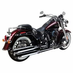 Two Brothers Racing Comp-S Chrome Dual Slip-Ons With Carbon Fiber Tip -Exhaust Pipes Sales 743 977 C V1