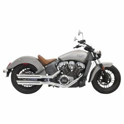 Bassani 3" Classic Chrome Slip-On Mufflers