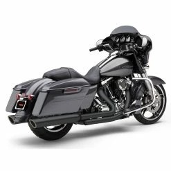 Cobra 909 Twins Black Slip-On Mufflers