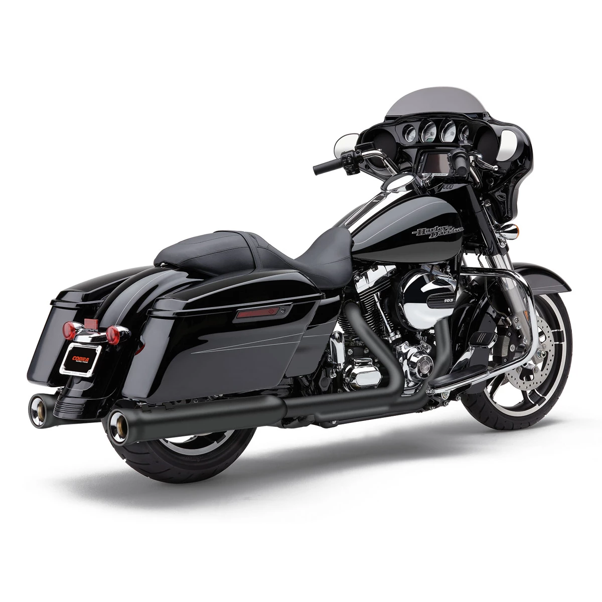 Cobra 4" Neighbor Hater Black Slip-On Mufflers 1 Cobra 4" Neighbor Hater Black Slip-On Mufflers