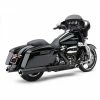 Cobra 4-1/2" PowrFlo Black Slip-On Mufflers With Chrome Tips