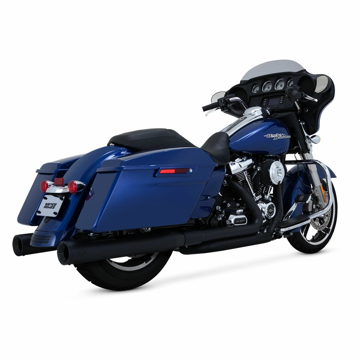 Vance & Hines Eliminator 400 Slip-Ons Black With Black End Caps 2 Vance & Hines Eliminator 400 Slip-Ons Black With Black End Caps - Image 2