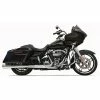 Bassani 4" DNT Megaphone Chrome Slip-On Mufflers With Chrome End Cap