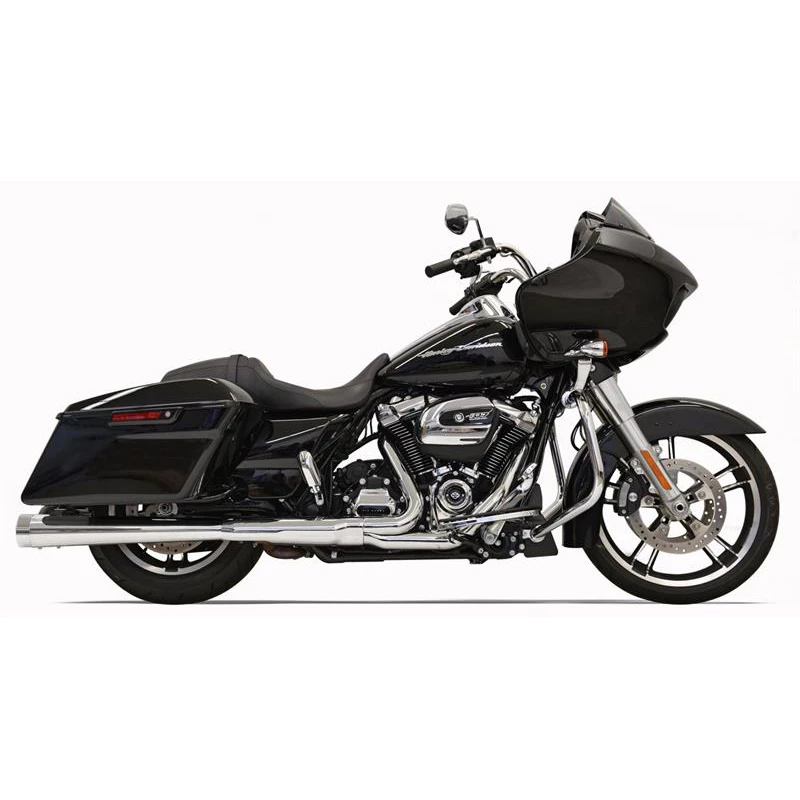 Bassani 4" DNT Megaphone Chrome Slip-On Mufflers With Chrome End Cap 1 Bassani 4" DNT Megaphone Chrome Slip-On Mufflers With Chrome End Cap
