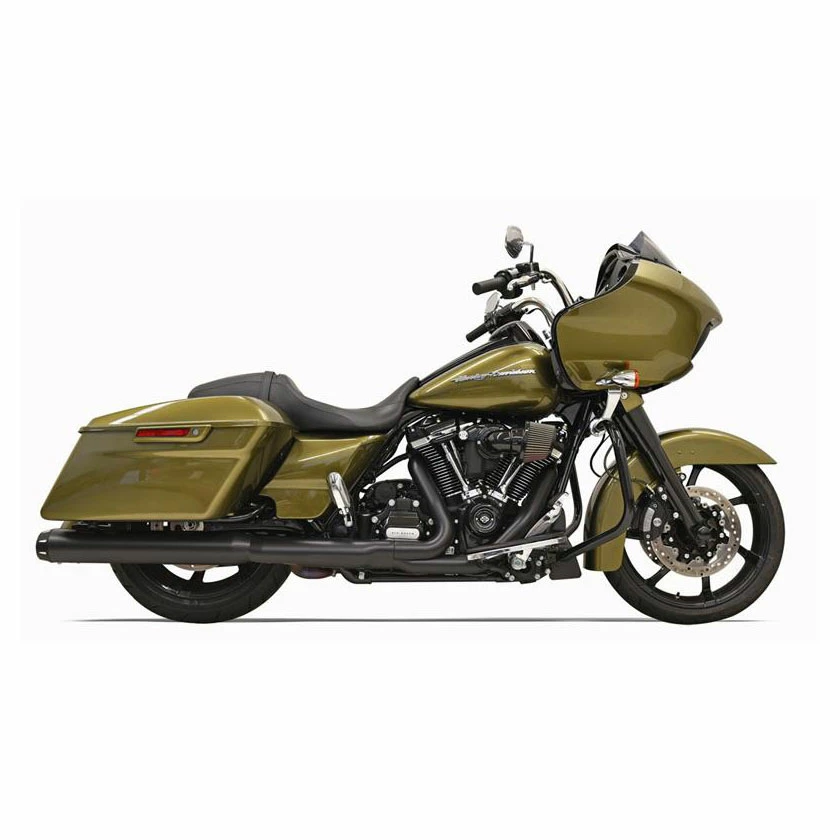 Bassani 4" Quick Change Series Black Slip-On Mufflers 1 Bassani 4" Quick Change Series Black Slip-On Mufflers