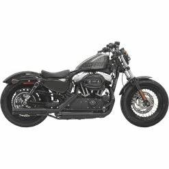 Bassani 3" FirePower Series Black Slip-On Mufflers With Black End Caps