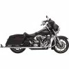 Bassani 33" X 2-1/4" Chrome Fishtail Slip-On Mufflers With Baffle
