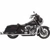 Bassani 36" X 2-1/4" Chrome Fishtail Slip-On Mufflers With Baffle