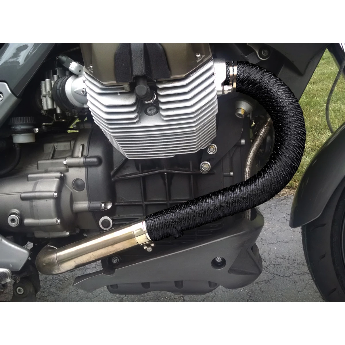 Design Engineering Inc. 2" X 25' Black Titanium Exhaust Wrap 3 Design Engineering Inc. 2" X 25' Black Titanium Exhaust Wrap - Image 3