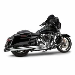 Cobra 4" Neighbor Hater Dual Cut Slip On Mufflers Chrome With Contrast Cut Tip
