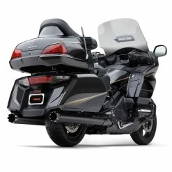 Cobra 4" Dual Cut Slip On Mufflers Black