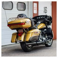 Firebrand Exhaust Loose Cannon Black 2-into-1 Slip-On Muffler Conversion