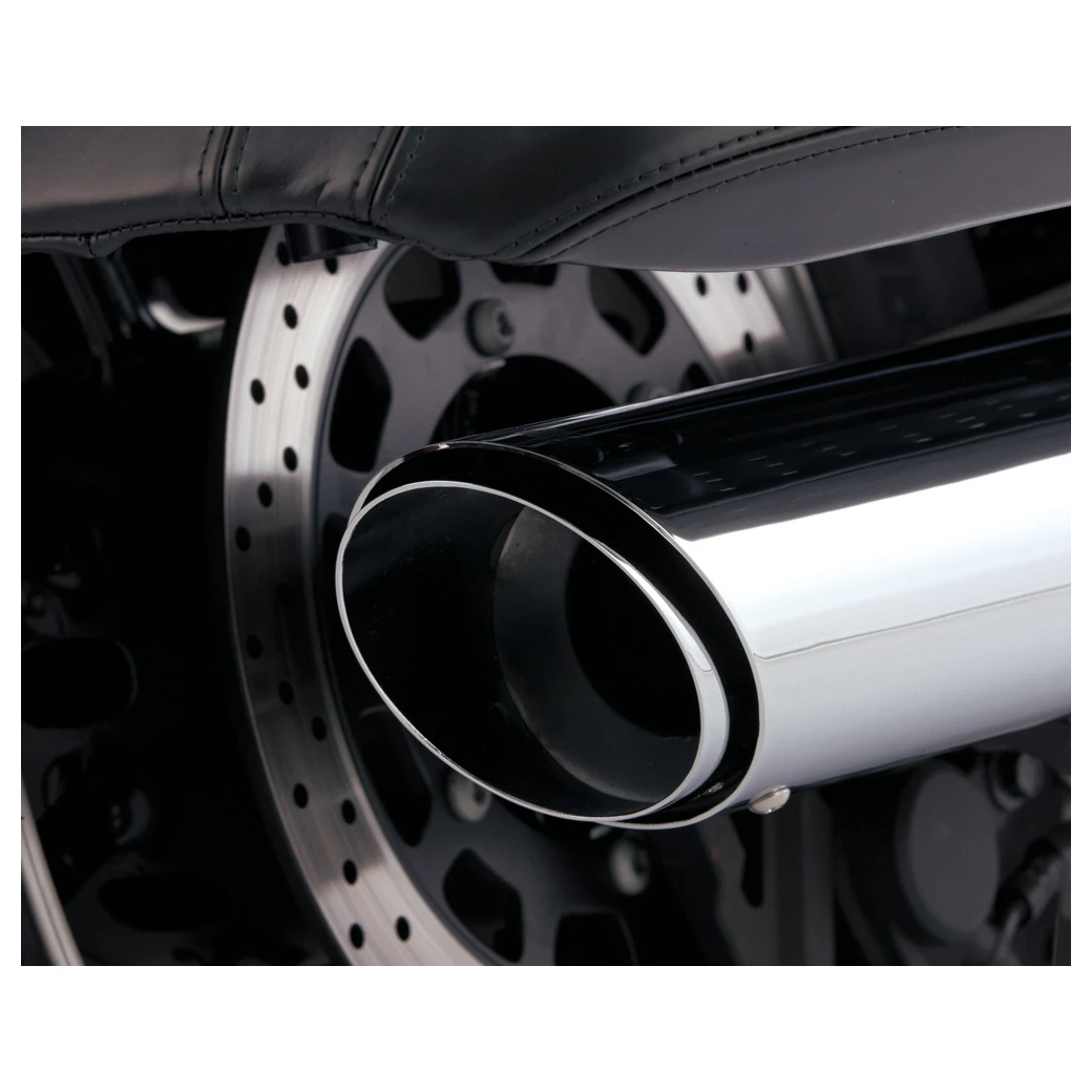 Vance & Hines Twin Slash 2-into-1 Slip On Chrome 2 Vance & Hines Twin Slash 2-into-1 Slip On Chrome - Image 2